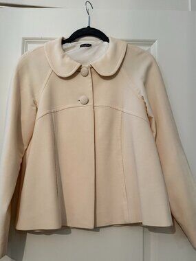 J. McLaughlin Cream Jacket M